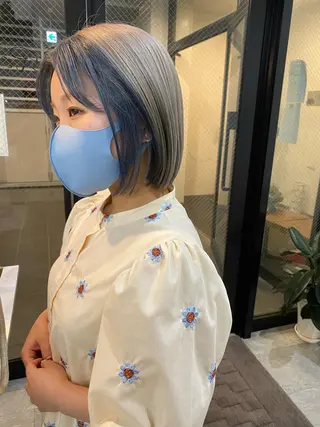 ショート カラー パーマ ヘアアレンジ メンズ キッズ ネイル マツエク・マツパ 🫧umu.🫧韓国 /レイヤーカットのヘアスタイル