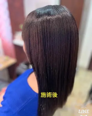 ロング カラー パーマ 織田 英之のヘアスタイル