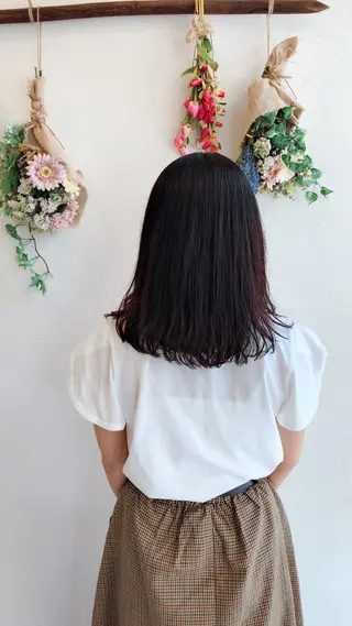 セミロング カラー パーマ mai /Lita中央橋のヘアスタイル