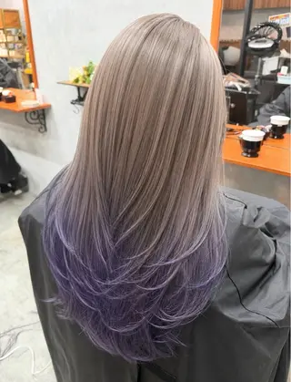 ロング カラー C'LD Hair トモヤのヘアスタイル