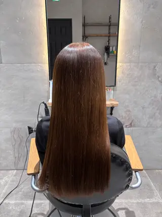 ロング 岩崎 美咲のヘアスタイル