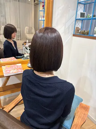 ショート カラー RINNO🌷透明感 カラー/髪質改善のヘアスタイル