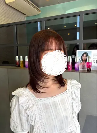 ミディアム 🫧古田 穂香🫧パーマモデルのヘアスタイル