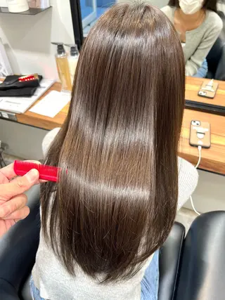 ロング カラー 髪質改善/縮毛矯正 鈴木裕介のヘアスタイル
