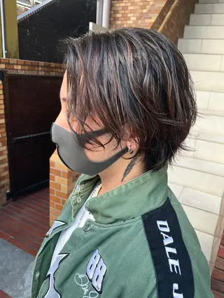 カラー メンズ ✨カラー支持No.1 🧸ワキ カナコ🧸のヘアスタイル