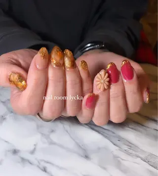 ネイル ネイルルームリッカ 𝐦𝐚𝐲𝐮のネイルデザイン