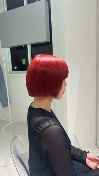 ショート 🍓ブリーチカラー 🎀nene🍓のヘアスタイル