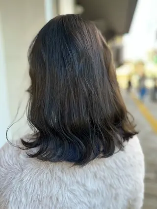 セミロング カラー 特殊カラー特化 ✂️SHIAN フジのヘアスタイル