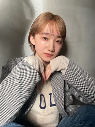 ショート カラー パーマ ヘアアレンジ 韓国レイヤー/パーマ /ショート🎀ゆづきのヘアスタイル
