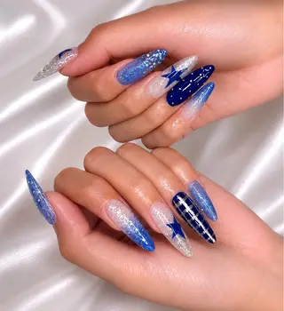ネイル Shanti🩵 NARITAのネイルデザイン