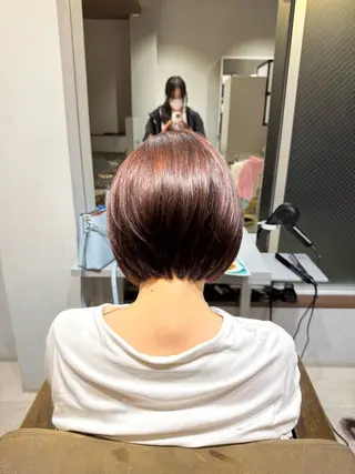 ショート 八木 佑菜のヘアスタイル
