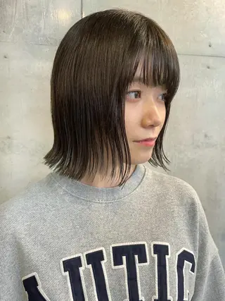 ミディアム カラー HIROKI ”博多 /ボブのヘアスタイル