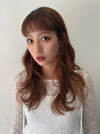 ロング カラー 藤原 陽一郎のヘアスタイル