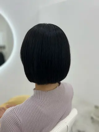 ショート カラー ✄﻿aini天王寺 ✄﻿ゆ乃のヘアスタイル
