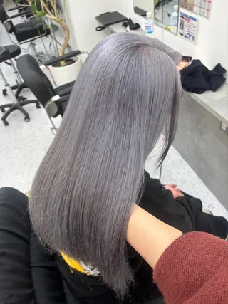 ロング レイヤー透明感カラー ブリーチ🎀オトハのヘアスタイル