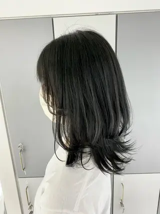 ミディアム カラー 健太郎 髪質改善/透明感のヘアスタイル