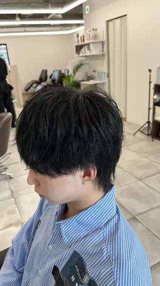 ショート パーマ メンズ 🏆メンズヘア特化 🥇代表りんぺーのヘアスタイル