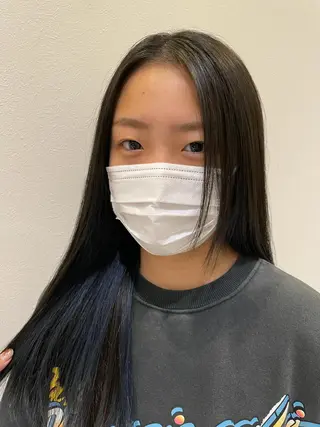 ロング カラー 野田 カレンのヘアスタイル