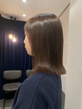 ミディアム カラー HARUHI 銀座 美容師౨ৎ⋆˚のヘアスタイル