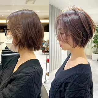 ショート 浅野賢哉🌟縮毛 矯正、ショート🌟のヘアスタイル