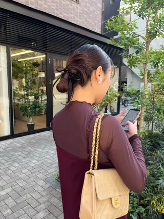ロング ヘアアレンジ eri kinjoのヘアスタイル