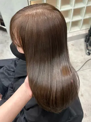 セミロング urara♡/ Bob.透明感カラーのヘアスタイル
