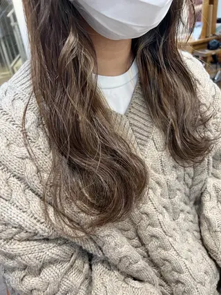 ロング カラー 初めてでも失敗しない 透明感カラー Miiのヘアスタイル