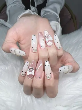 ネイル Lee Nails チップ長さだし専門店のネイルデザイン