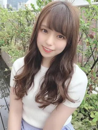 セミロング 艶感透明感カラー 🫧たけ🫧のヘアスタイル