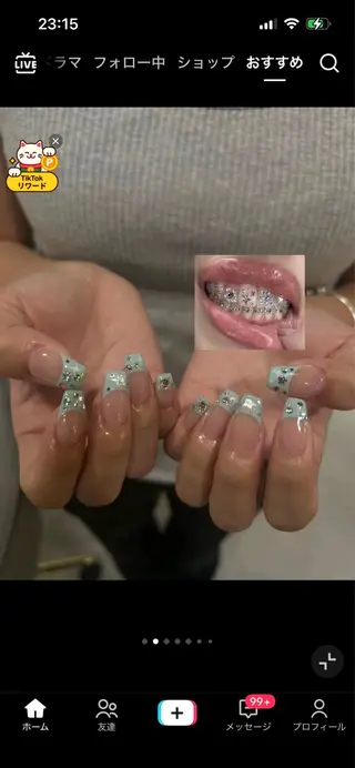 ネイル Sora nail 長さ出し専門店のネイルデザイン