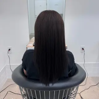 ロング カラー 内田 愛莉のヘアスタイル