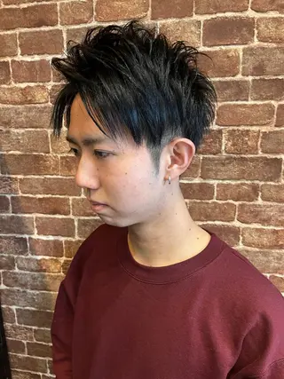 ショート カラー パーマ ヘアアレンジ メンズ キッズ ネイル マツエク・マツパ アイブロウ 久木原 ゆりのヘアスタイル