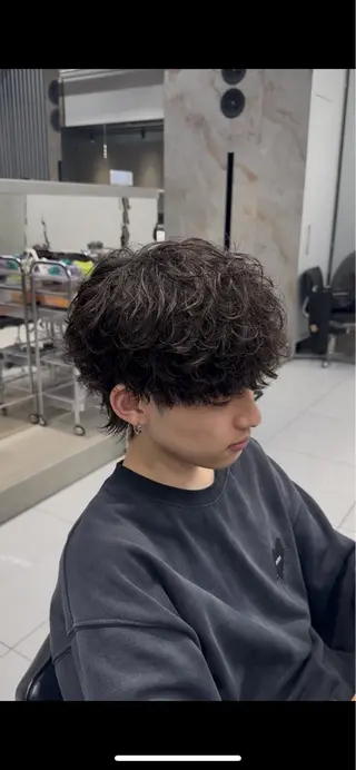 パーマ fifth Oita メンズパーマのヘアスタイル