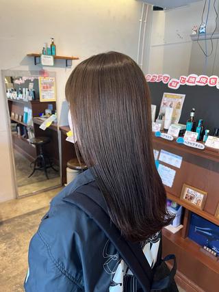 セミロング カラー 佐藤 宰 OZ桑野店のヘアスタイル