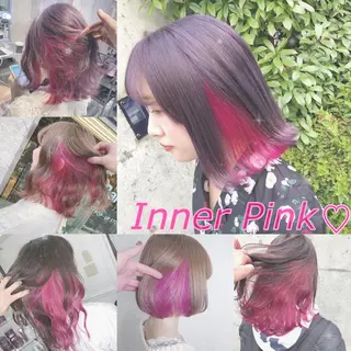 セミロング カラー ヘアアレンジ 💕ブリーチ/ヘアメ 🎀YUUKAのその他イメージ