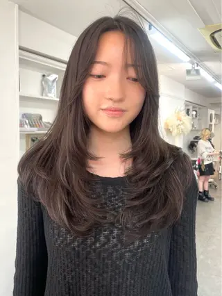 ミディアム 野町好花 レイヤー/髪質改善のヘアスタイル