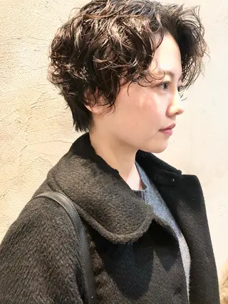 ショート パーマ パーマ美容師 matsuのヘアスタイル