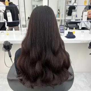 ロング カラー 盛れる上質ワンホン ヘア🤍YUME🤍のヘアスタイル