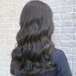 ロング カラー 縮毛矯正/ワンカラー モデル募集🫧田村のヘアスタイル