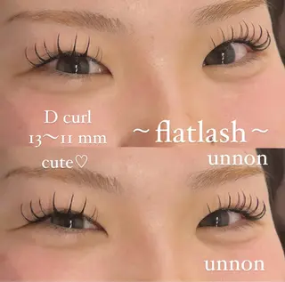 マツエク・マツパ unnon 竹下のマツエク・マツパデザイン