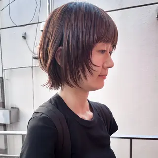 ショート 艶カラー🫧 猿渡 響のヘアスタイル