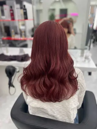 セミロング カラー 💖似合わせカラー ブリーチ💖レイヤーのヘアスタイル