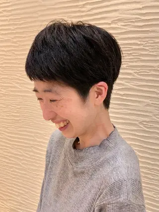 ショート 鎌田 流沙奈のヘアスタイル