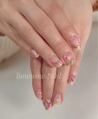 ネイル Bow wow Nail さや🧸のネイルデザイン