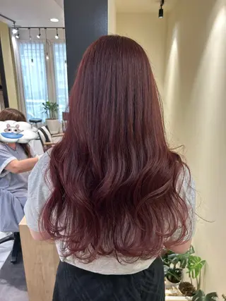 ロング カラー hubhair レイヤー/透明感のヘアスタイル