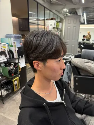 ショート パーマ メンズ fan.ray⚽️ 髙橋翔一のヘアスタイル