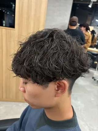 ショート パーマ指名率No1 メンズ特化ケイトのヘアスタイル