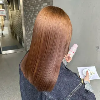 ロング 💜推しインナー カラー/菊池柊真💜のヘアスタイル