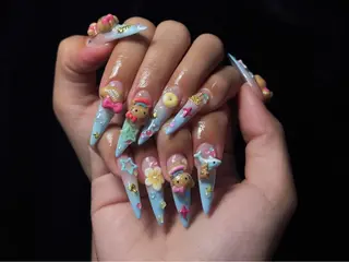 ネイル 🦊Genie🦊 Mika Nailsのネイルデザイン
