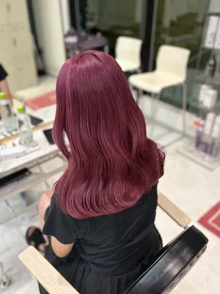 ロング カラー 色落ち綺麗🩰ハイ トーン🎀RINKAのヘアスタイル